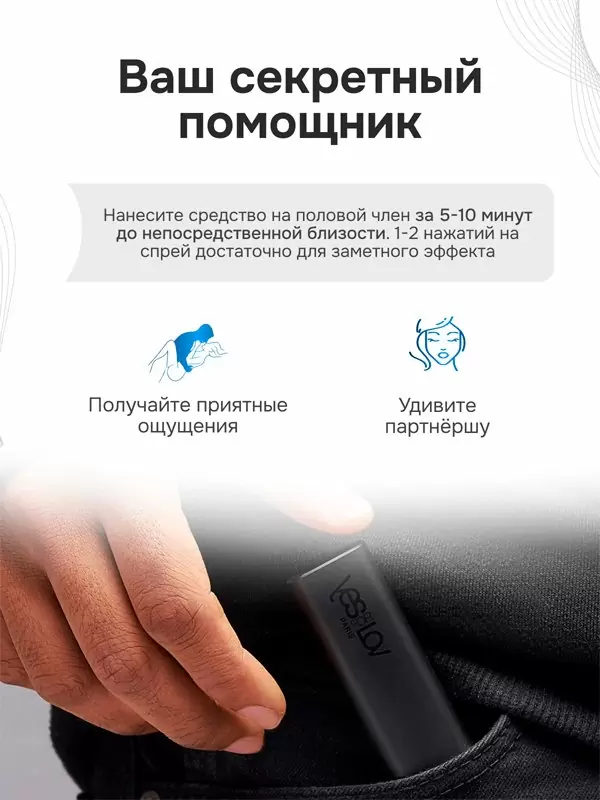 Спрей-пролонгатор YESforLOV, 10 мл