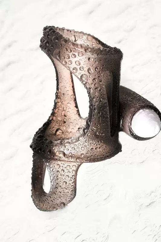 Эрекционная насадка на пенис TOYFA XLover с вибрацией – серый