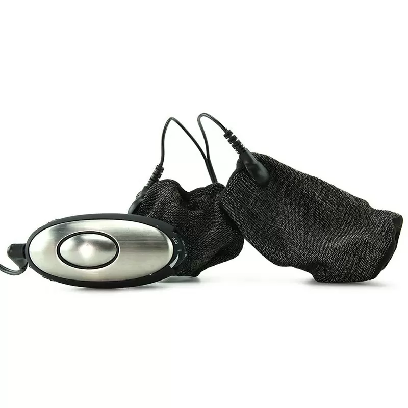 Электро-насадки Cock Sock на пенис и мошонку – черный