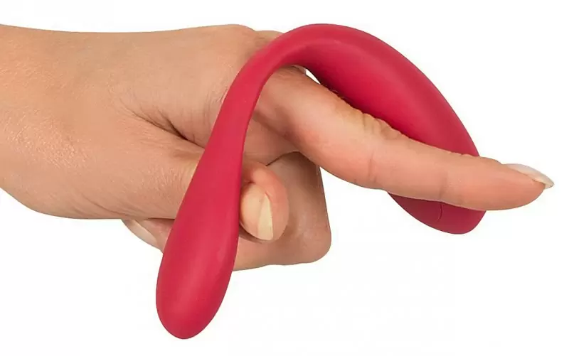 Перезаряжаемый вибромассажер для пар Sweet Smile We-Vibe Edition - красный