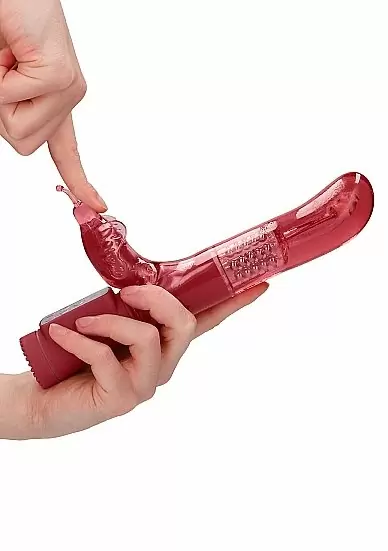 Вибратор кролик Rotating Butterfly (красный)