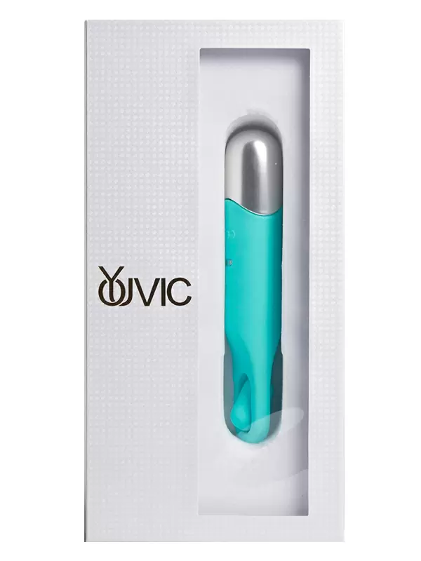 Многофункциональная вибропуля Youvic, 17,1 см, 10 режимов, с кисточкой, силикон, бирюзовый