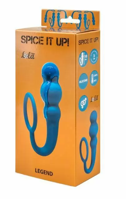 Анальная пробка Spice it up Legend Aquamarine 8001-03Lola