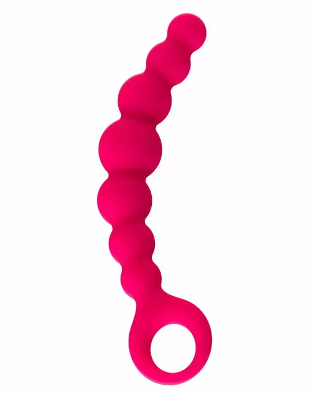 Изогнутый анальный стимулятор TOYFA POPO Pleasure – розовый