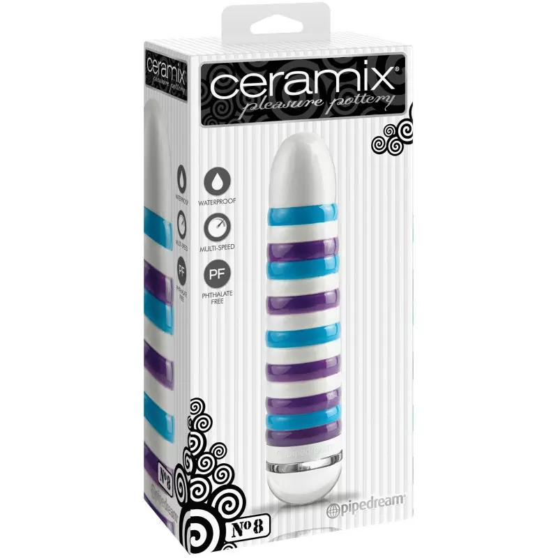 Водонепроницаемый вибромассажер Ceramix №8