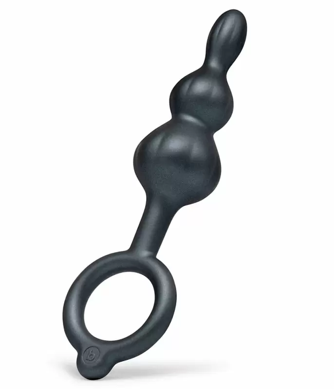 Набор анальных елочек b-Vibe BEADED BUTTIES BUNDLE, 3 размера, силикон