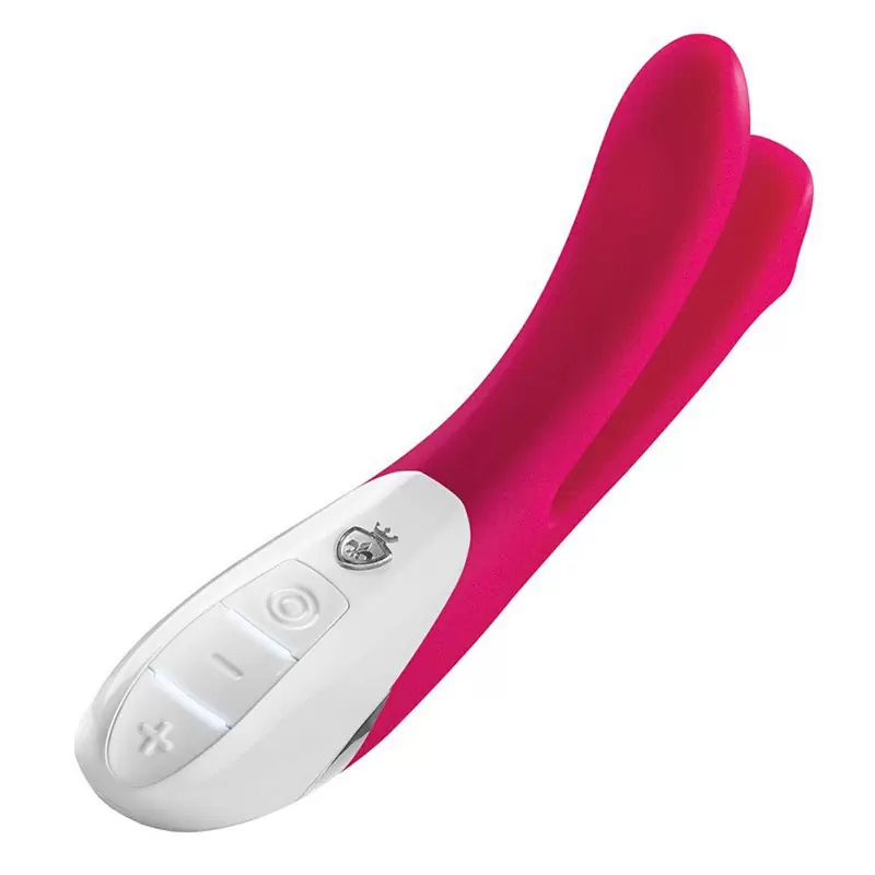 Вибромассажер Bon Aparte для двойного проникновения – фуксия