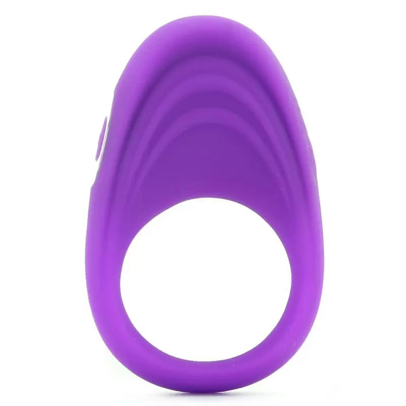 Эрекционное кольцо Embrace Pleasure Ring перезаряжаемое – фиолетовый