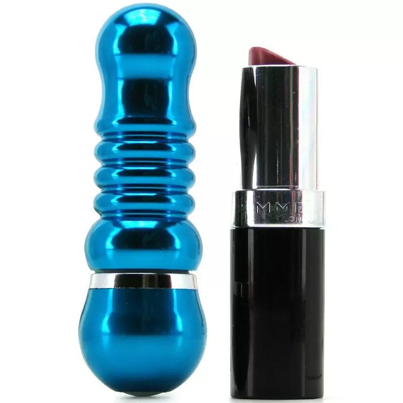 Вибромассажер Pure Aluminium Small Blue – синий