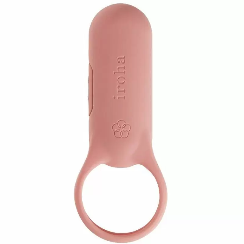 Эрекционное кольцо iroha paiRING+ Coral Pink с усиленной вибрацией