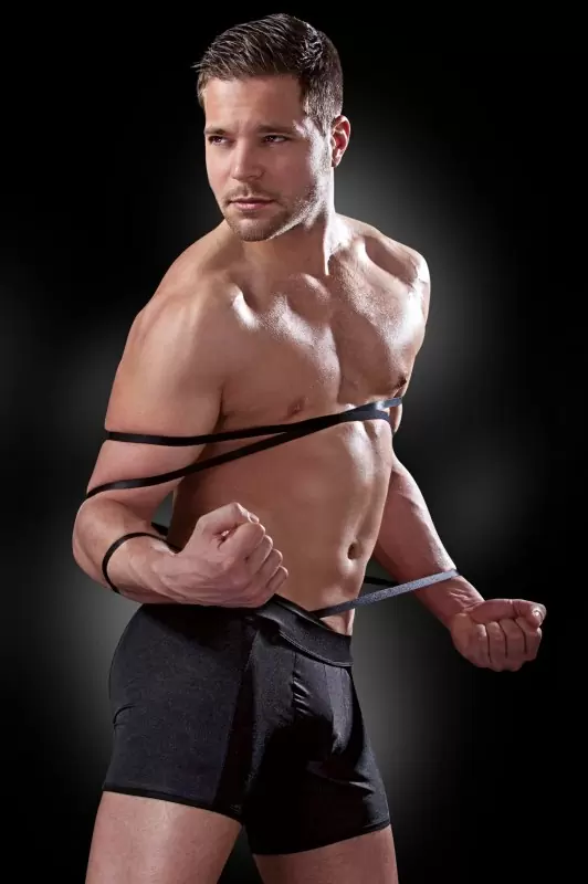 Трусы-боксеры с веревками для бондажа Tie Me Up