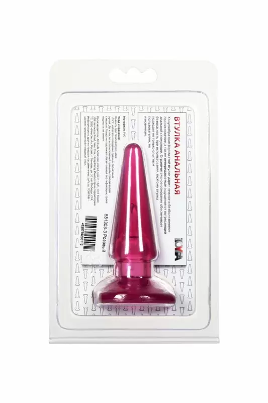 Анальная втулка TOYFA - розовый