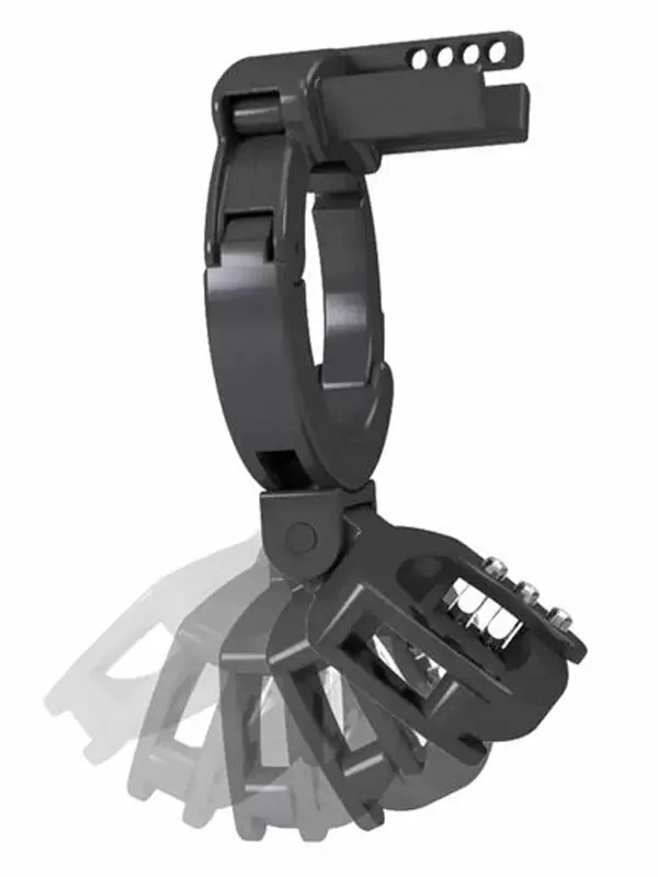 Петля для пояса верности Mystim для Pubic Enemy, с фиксацией мошонки, черная