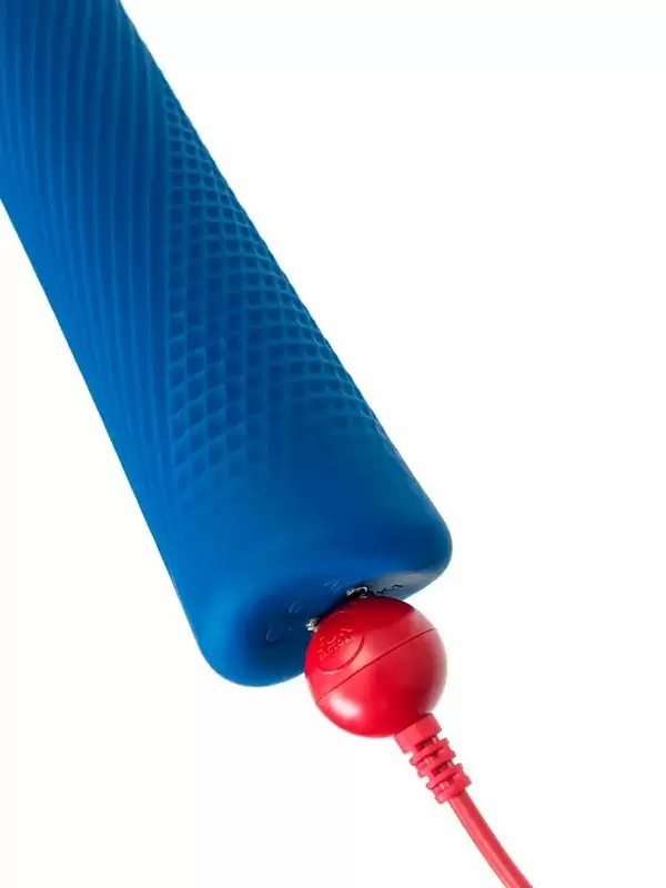 Мощный вибратор Fun Factory VIM VIBRATING WAND, 5 скоростей, силикон, синий