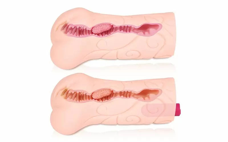 Реалистичный мастурбатор, имитирующий вагину с вибрацией «Tattoo Auto», Kokos