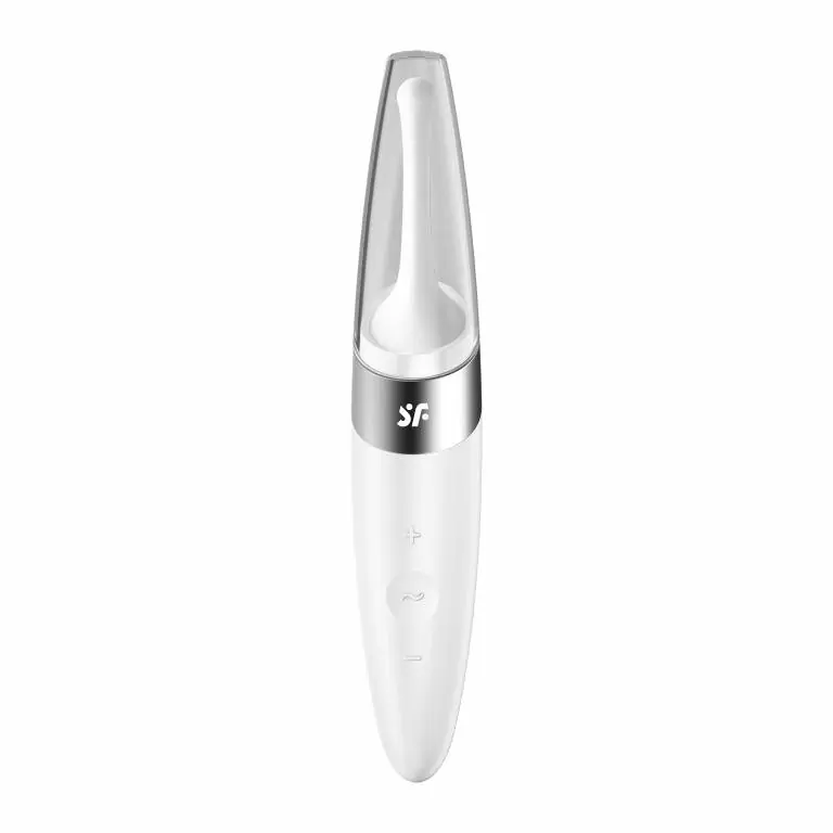 Точечный стимулятор клитора Twirling Delight, 7 см, 12 режимов, белый