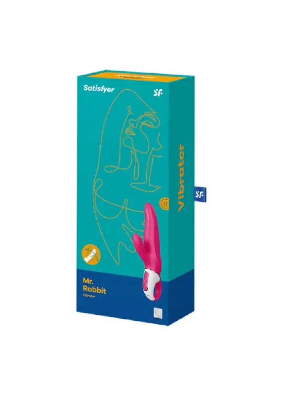 Вибромассажер с клиторальным стимулятором Satisfyer Vibes - Mister Rabbit – розовый