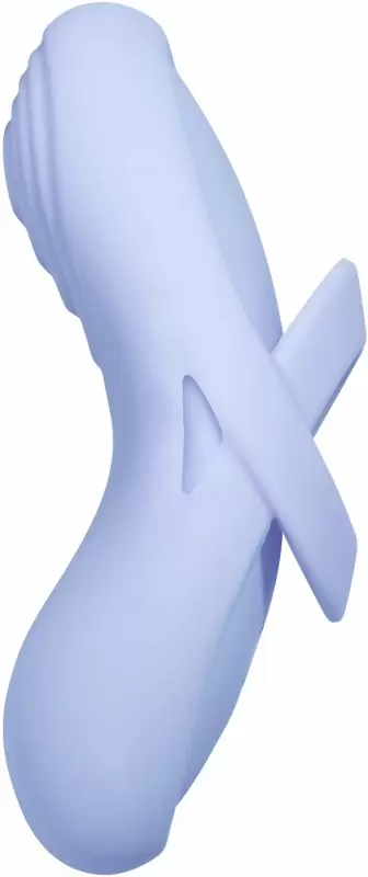 Мини-вибратор на пальцы Svakom Echo 2 с функцией нагрева, 5 режимов, 5 скоростей, дистанционное управление, функция блокировки, голубой