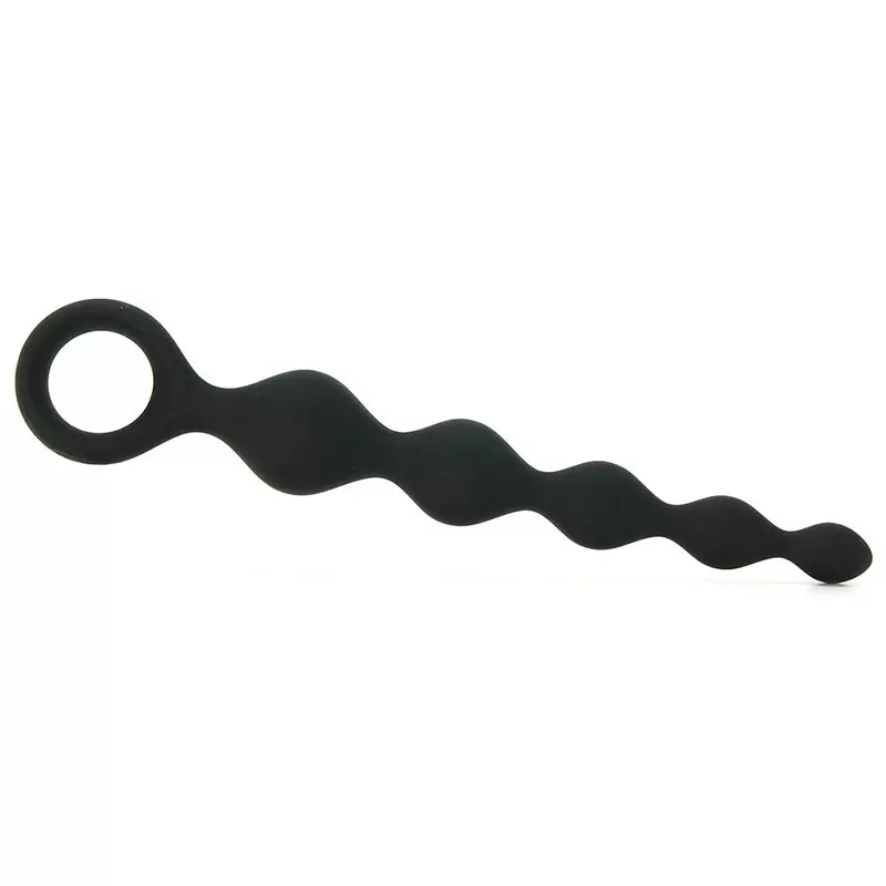 Анальная цепочка Perles D'Lux короткая – черная