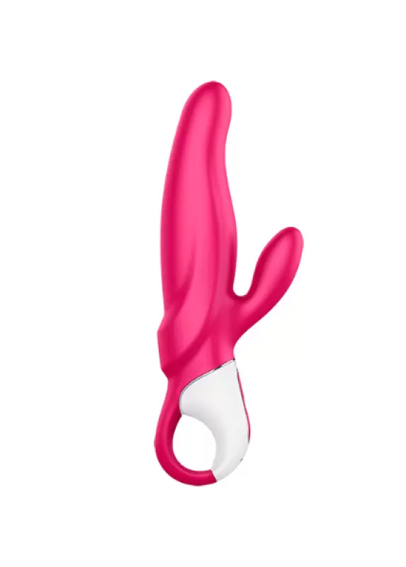 Вибромассажер с клиторальным стимулятором Satisfyer Vibes - Mister Rabbit – розовый