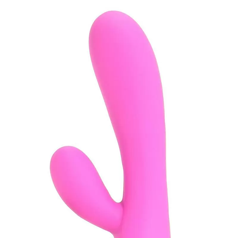 Перезаряжаемый вибромассажер UltraZone Tease 6x со стимуляцией клитора – розовый