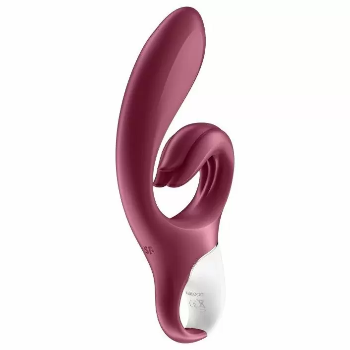Изогнутый вибратор-кролик Satisfyer Love me, с двумя моторами, 12 режимов, бордовый