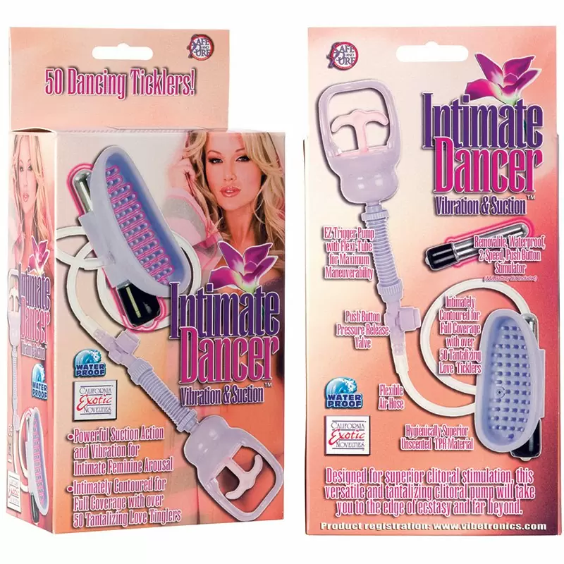 Вакуумная помпа Intimate Dancer с вибрацией – лавандовый