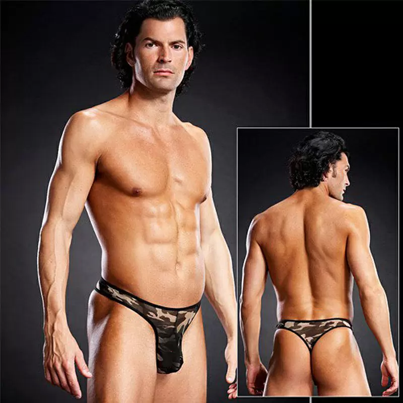 Мужские сетчатые тонги BlueLine хаки – L/XL