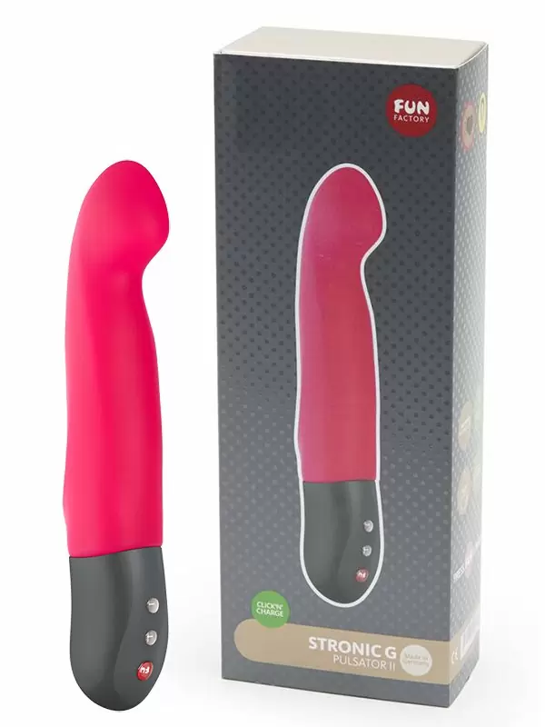Перезаряжаемый пульсатор Fun Factory Stronic G, 7 скоростей, 20,8 см, розовый