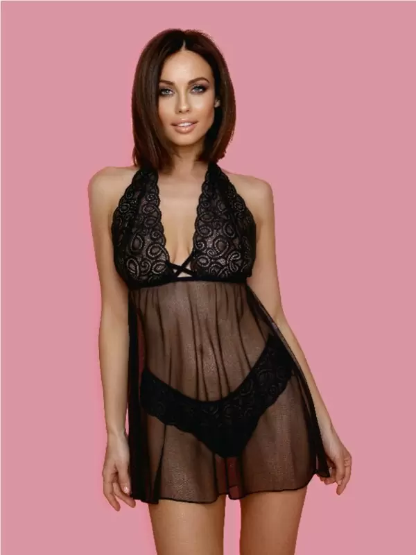 Эротическое платье черное Elche Amor El (L/XL)