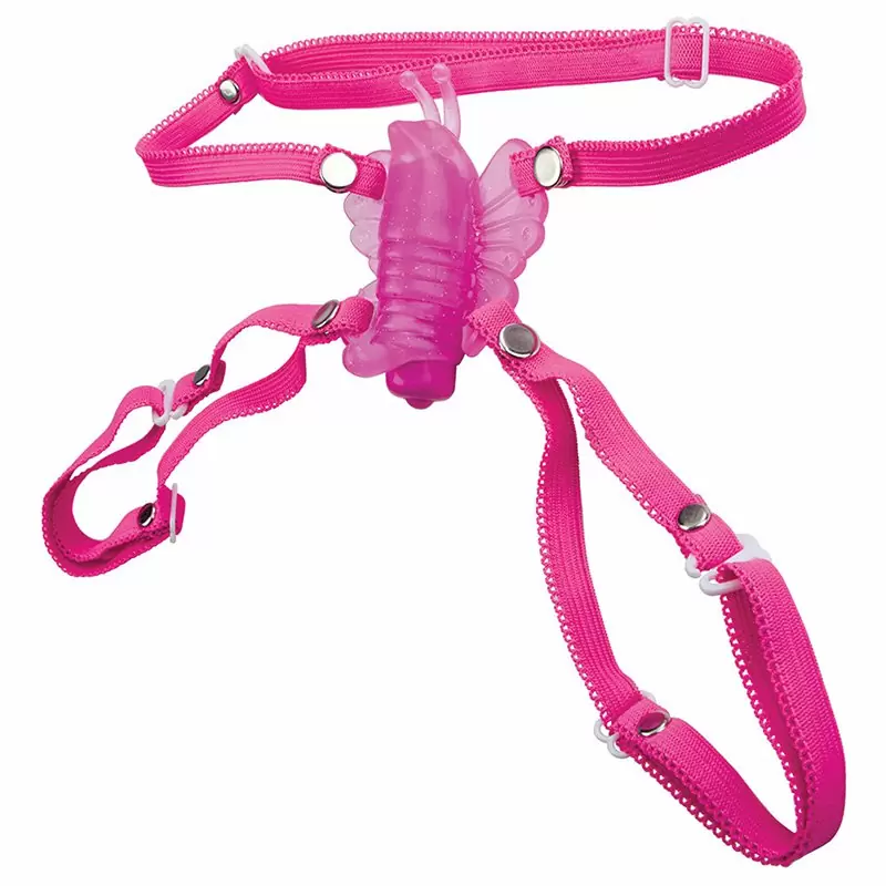 Беспроводной стимулятор бабочка Venus Butterfly с тремя скоростями – розовый