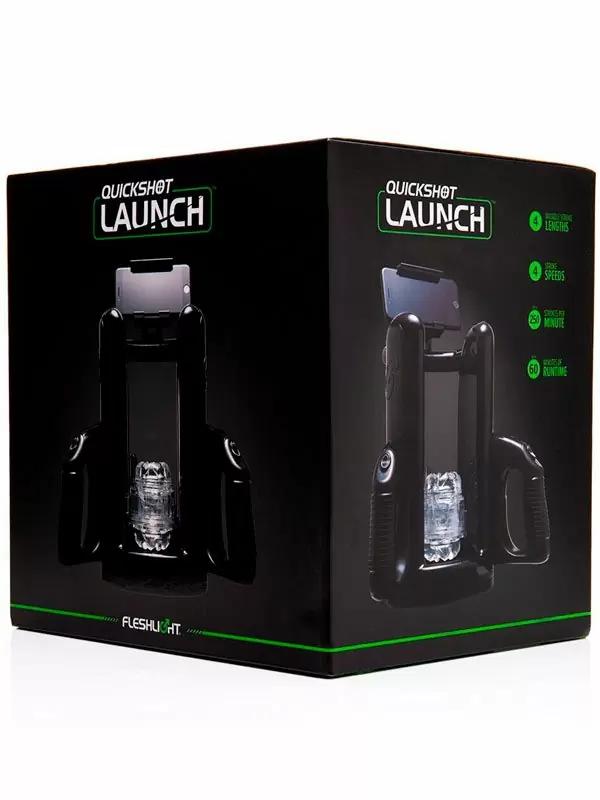 Автоматическое устройство для мастурбации Fleshlight Quickshot Launch V2, 4 скорости, до 250 толчков в мин.