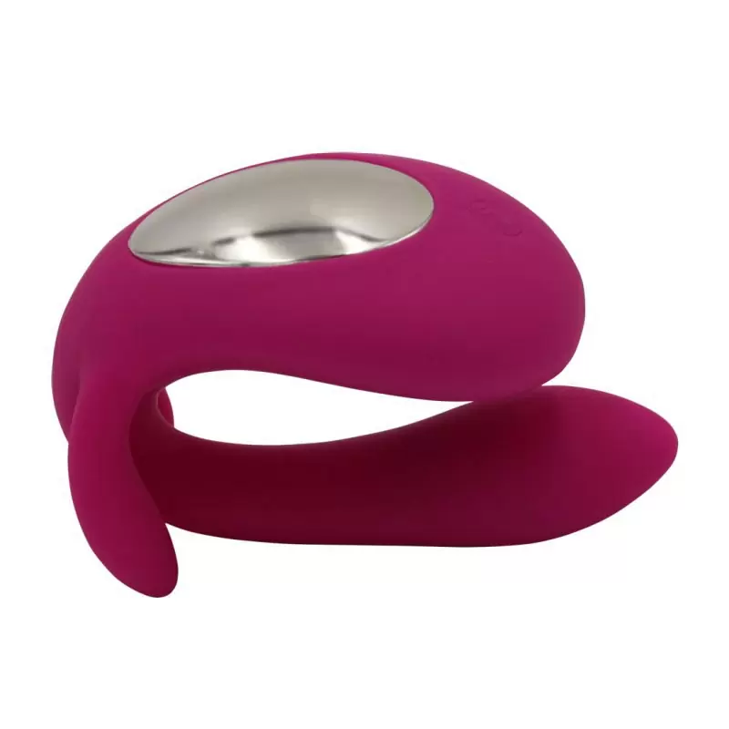 Вибростимулятор для пар Enjoy Life с беспроводным пультом управления – розовый