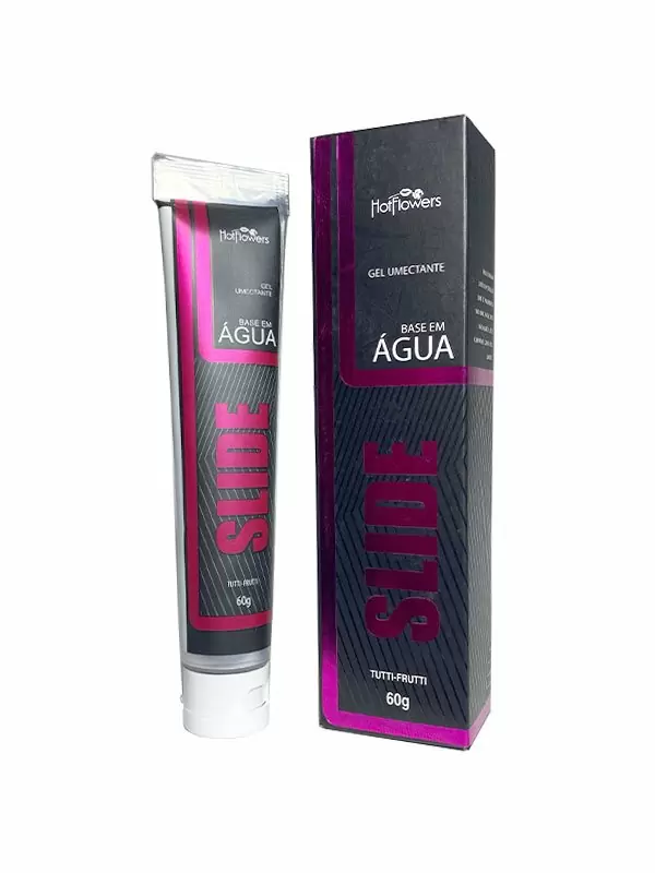 Оральный лубрикант Hot Flowers Slide, тутти-фрутти, 60 мл