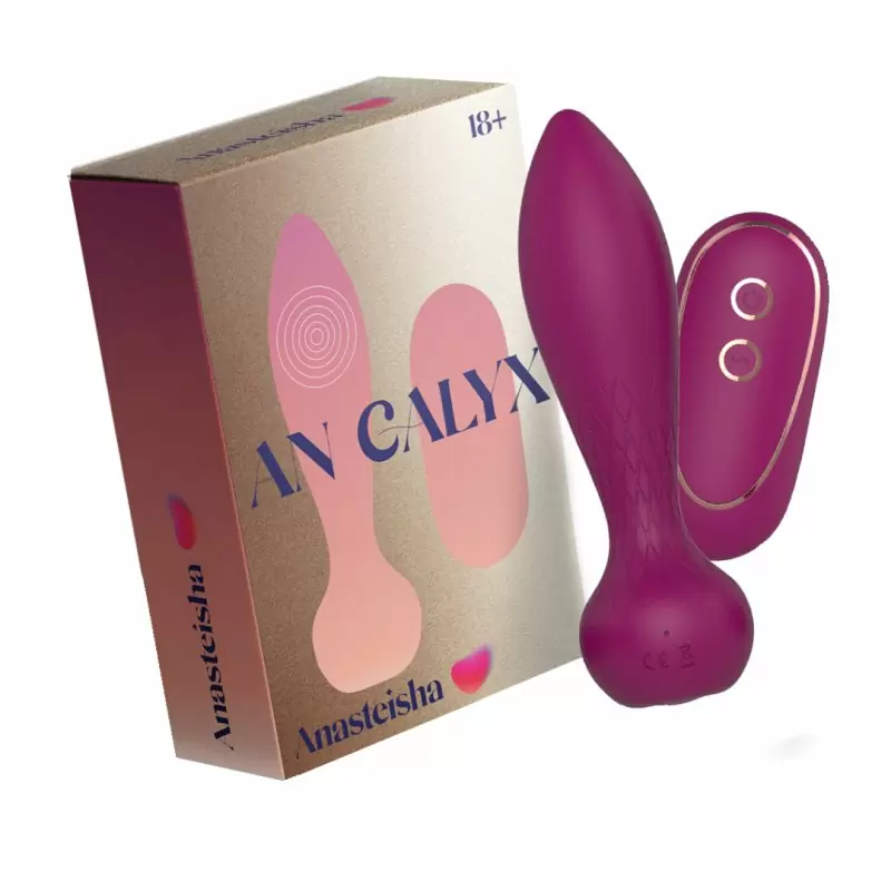 Перезаряжаемая анальная пробка AN Calyx с пультом управления	