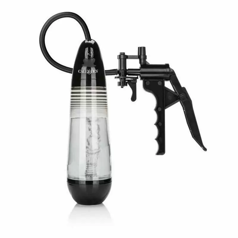 Ручная вакуумная помпа для мужчин Optimum Series Magic Pump,  с насосом, 16 см, ТПЕ, черный с прозрачным