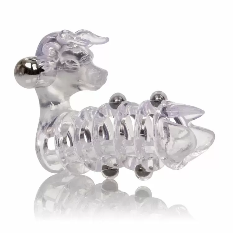 Стимулятор для пар Calexotics El Toro Enhancer with Beads – прозрачный