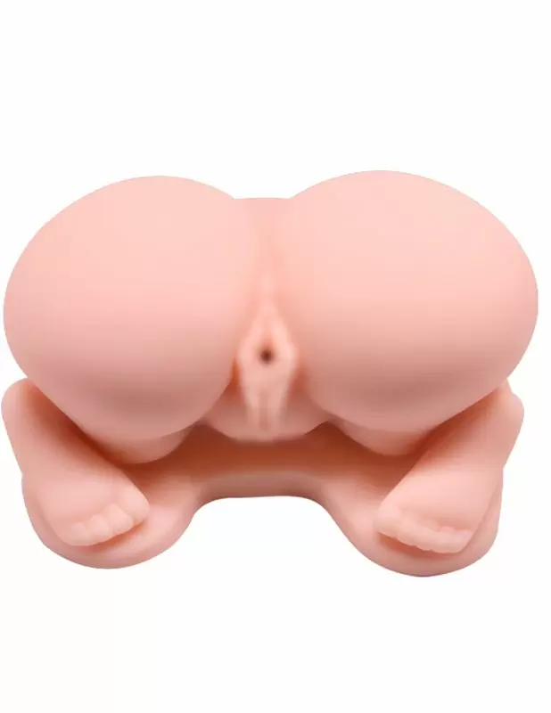 Реалистичный мастурбатор Baile Crazy Bull Vagina and Anal, вагина-анус догги-стайл, 21 см, 5 скоростей, телесный