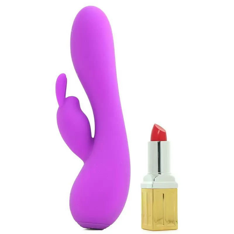 Вибромассажер Petite Rabbit со стимулятором клитора в форме кролика – фиолетовый