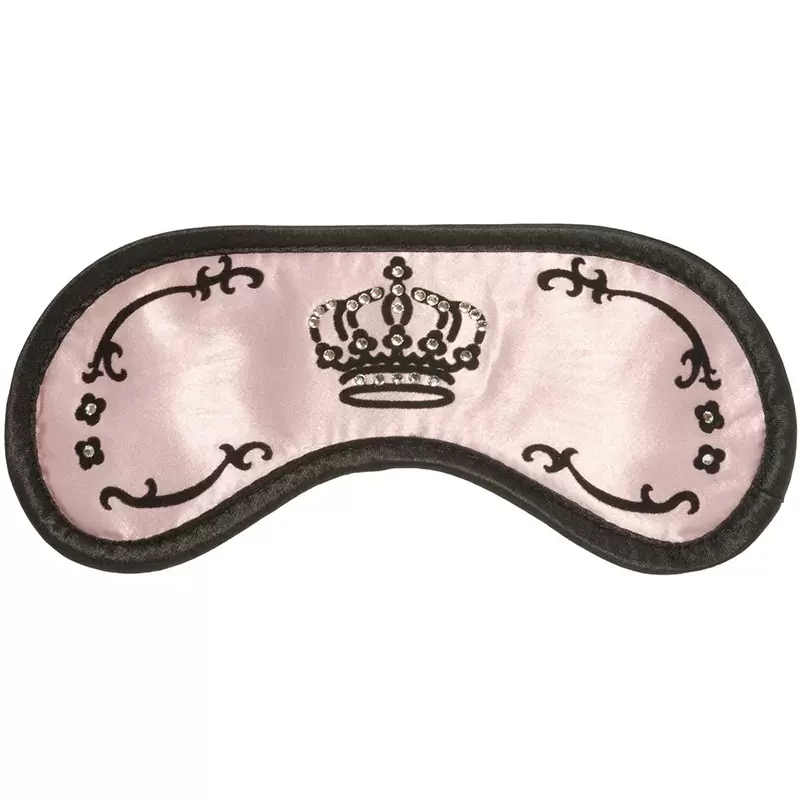 Маска на глаза Swarovski Розовая корона
