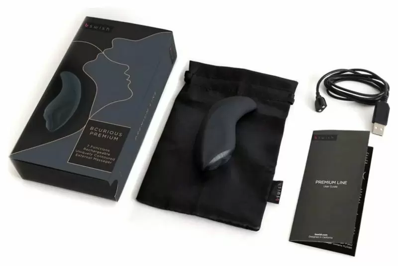 Стимулятор клитора Bswish Bcurious Premium. Черный