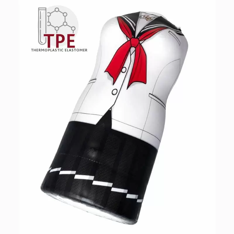 Белый мастурбатор Magic Eyes Uniforms Nude Blazer хентай-школьница, 17 см