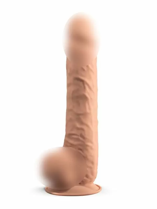Реалистичный фаллоимитатор SILEXD Model 1, 26,6 см, силикон, телесный