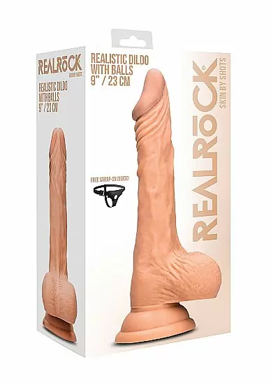 Фаллоимитатор Realistic Dildo With Balls - 25 cm
