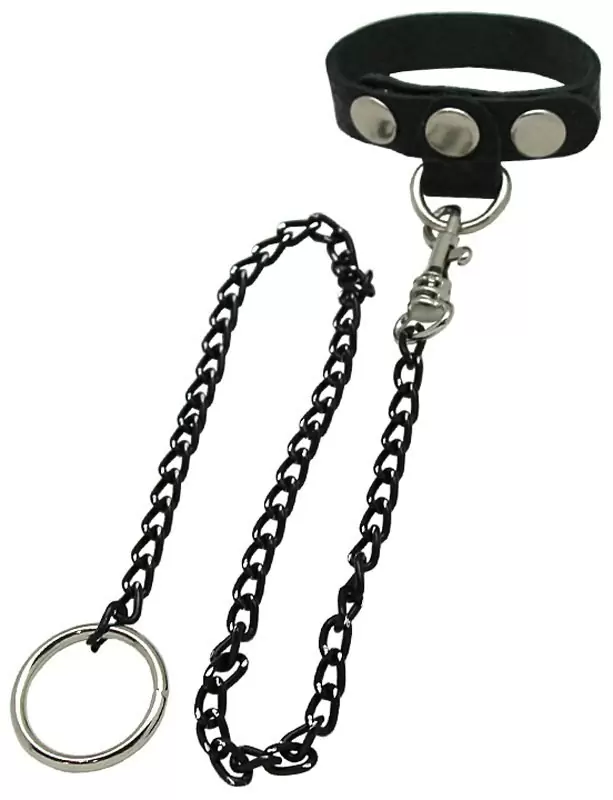 Поводок X для пениса с одним ремешком Sitabella – черный