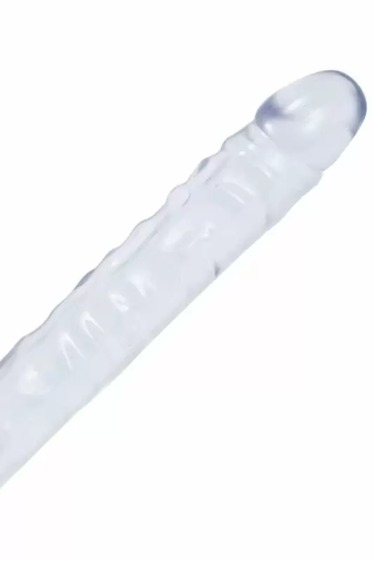 Двухсторонний фаллос Crystal Jellies - Clear