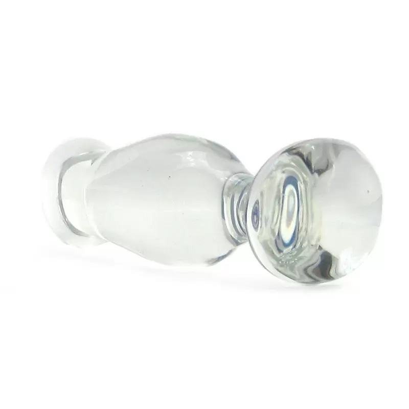 Анальная пробка из стекла Crystal Glass – прозрачная