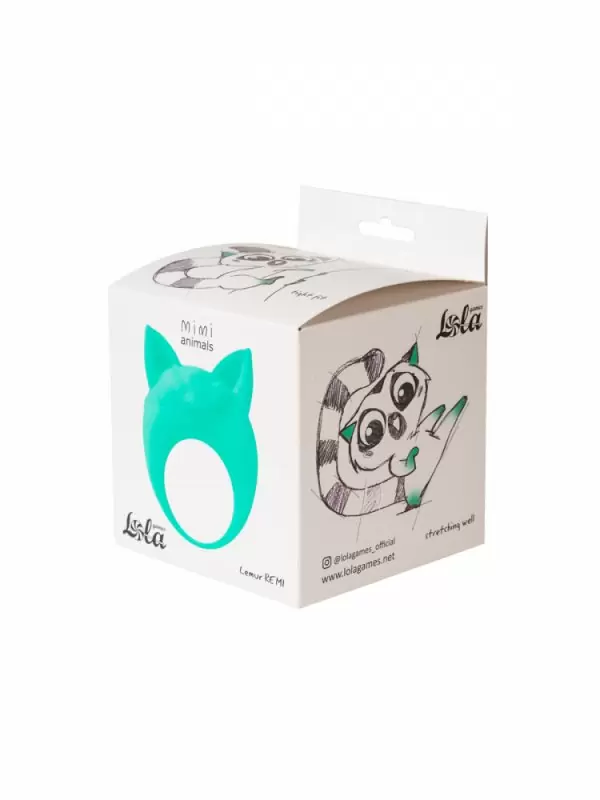 СТИМУЛЯТОР КЛИТОРА MIMI ANIMALS LEMUR REMI GREEN 7000-05LOLA
