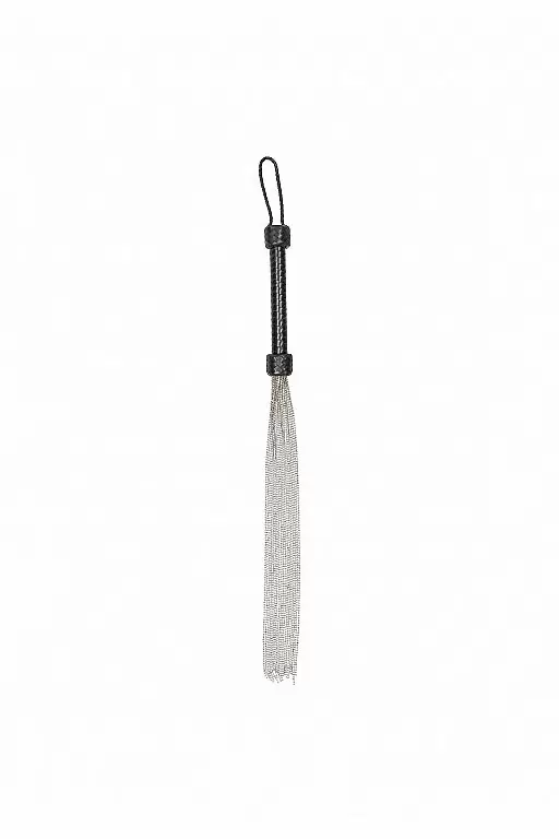 Многохвостая металическая плеть (флогер) Silver Ball Chain Flogger