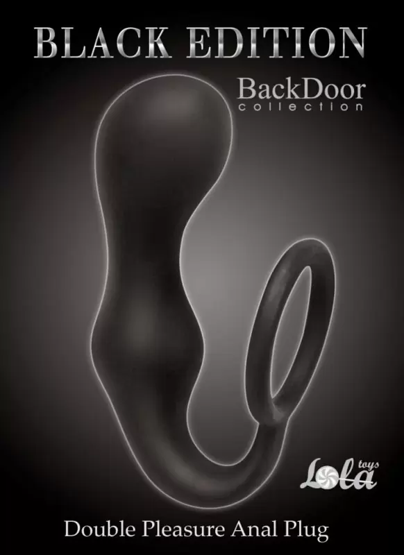 Анальный стимулятор с эрекционным кольцом Double Pleasure Anal Plug – черный 